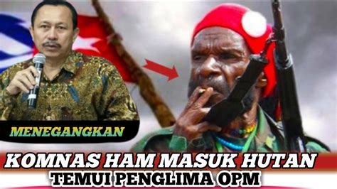 Komnas Ham Klaim Bertemu Sama Pentinggi Kkb Papua Ingin Papua Damai