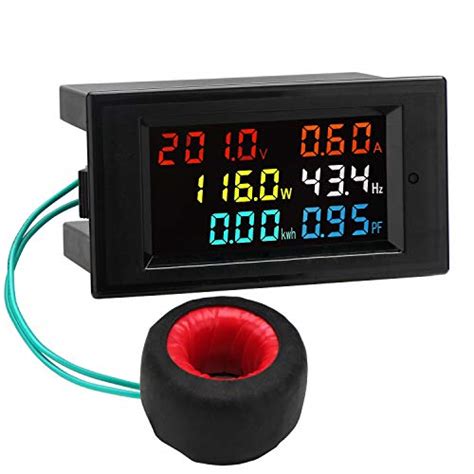 Ac Display Meter Droking 80 300v 100a Voltaje Corriente Factor De