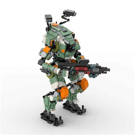 Bt 7274 Vanguard Class Titan Moc Building Blocks Titanfall 2 Bricks