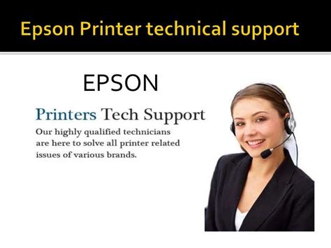 Epson printer technical support