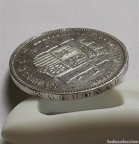 Moneda Pesetas Plata A Rep Blica Estrel Comprar Monedas De La