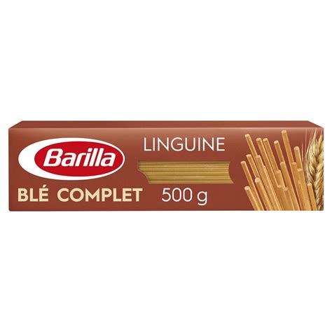 Pâtes linguine au blé complet Integrale BARILLA la boîte de 500g à