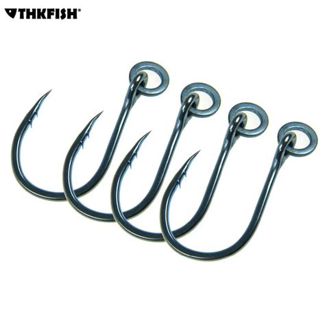 Pcs Lot Big Up Eye Jigging Hook Fishing Hooks Saltwater