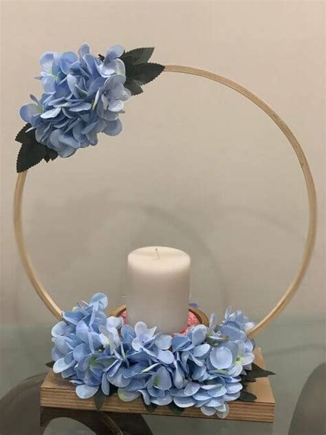 Gorgeous Floral Hoop Centerpiece Ideas You Can Diy Easily