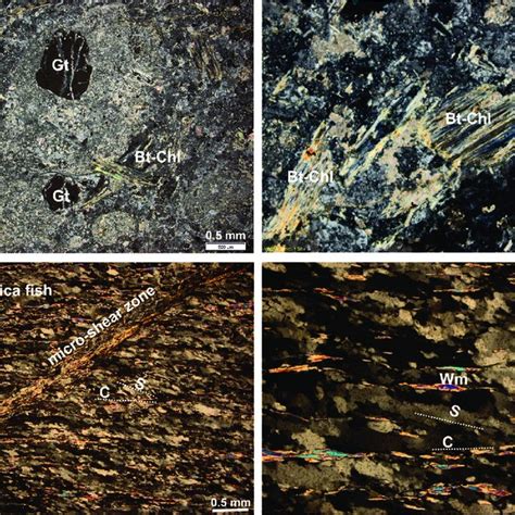 A And B Photomicrographs Of Thin Sections Of The Reifnitz Tonalite