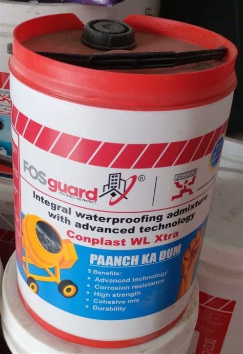 Fosroc Waterproofing Admixture Conplast Wl Xtra L Liquid At Rs