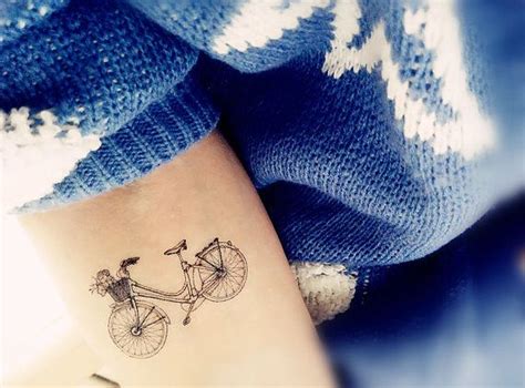 Temporary Tattoos That Will Awaken Your Wanderlust Bike Tattoos