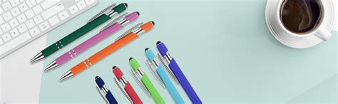 OOTSR 12 Pieces Ballpoint Soft Touch Pen With Stylus Tip Smooth 1 0