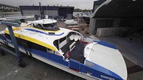 Brisbanes Newest Double Decker Citycat Launches With Shade Sail