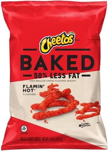 Baked! Cheetos Oven Baked Flamin' Hot Cheese Flavored Snacks - 7.63 oz ...