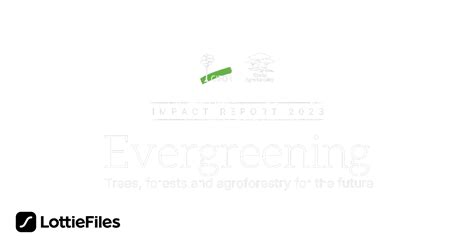 Free Evergreen With Logo Animation By Aris Sanjaya Lottiefiles