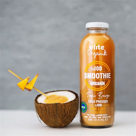 Organik Smoothie Tropic Breeze 414 Ml Elite Naturel