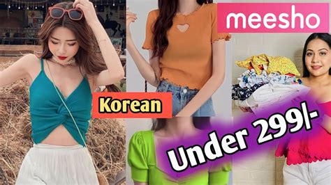 Meesho Haul Meesho Korean Style Tops Haul Meesho Designer Haul