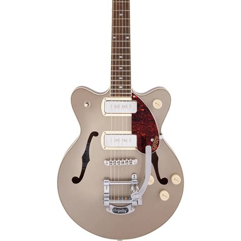 Gretsch G2655 P90 Jr Sahara Metallic And Vintage Mahogany Stain