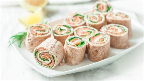 Smoked Salmon Roll Ups Pinwheels YouTube