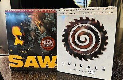 Saw Spirale Steelbooks New Region B K Uhd Blu Ray Directors Cut