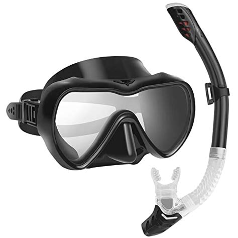 Top Snorkel Set For Women And Men Anti Fog Tempered Glass Of