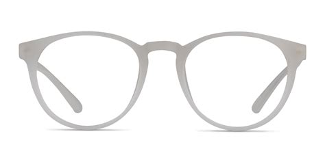 Moonlight Round Matte Clear Full Rim Eyeglasses Eyebuydirect Canada