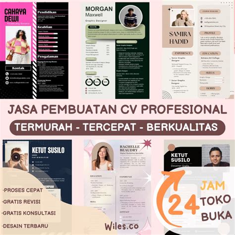 Jual Desain Cv Profesional Cv Siap Kerja Cepat Surat Lamaran Kerja