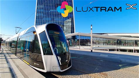 Luxtram Luxembourg Tramway Tram 2020 CAF Urbos Tram Travels