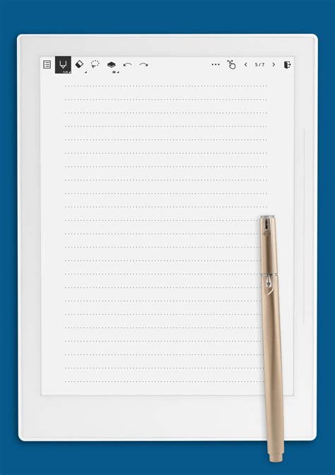 Download Printable Dotted Lined Paper Printables 8 7 Mm Line Height Pdf