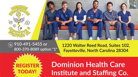 Dominion Health Care Institute And Staffing Company Simon Temple Ame