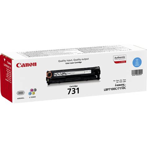 Original Canon 731 Cyan Toner Cartridge 6271b002 Canon I Sensys