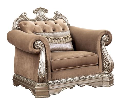 Acme Furniture Northville Chair In Antique Silver 56932