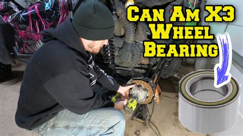 Can Am Maverick X Wheel Bearing Installation Youtube