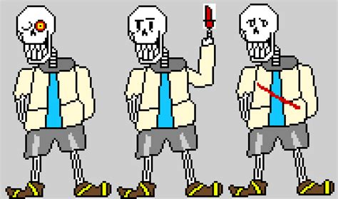 Swapfell White Papyrus Official Battle Sprites Pixel Art Maker Sexiz Pix