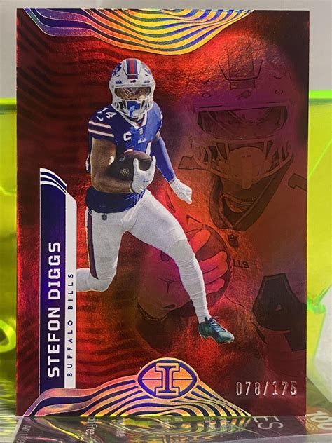 2022 Panini Illusions Stefon Diggs SP Red 175 EBay