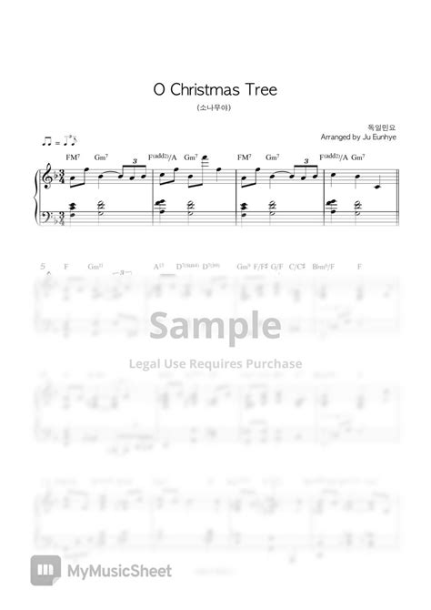 O Christmas Tree O Tannenbaum Carol Jazz Ver Sheets By Ju