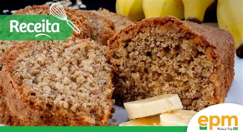 Receita: Bolo de Banana Fit | Receitas | EPM Molded Pulp