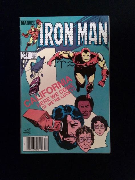 Iron Man 184 Marvel Comics 1984 Vf Newsstand Comic Books Copper