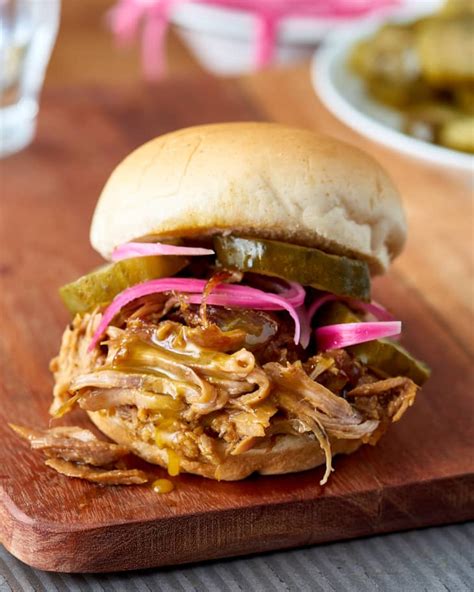 Recipe Slow Cooker Maple Mustard Pulled Pork The Kitchn