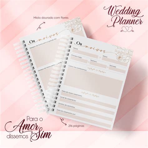 Arquivo Digital Planner Da Noiva Box Casamento Elo