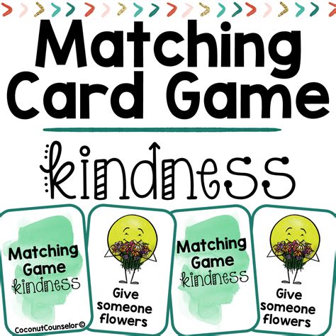 Kindness Matching Card Game | Made By Teachers