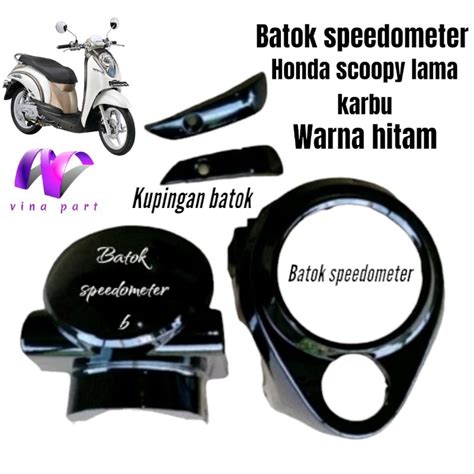 Jual Batok Speedometer Kilometer Depan Belakang Kupingan Scoopy Lama