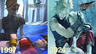 Aerith's Death Scene Original vs Remake - Final Fantasy... | Doovi