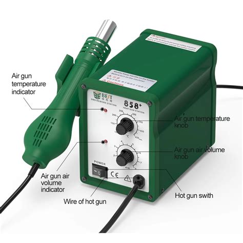 Best Soldering Desoldering Station Hot Air Gun Smd Rework Station