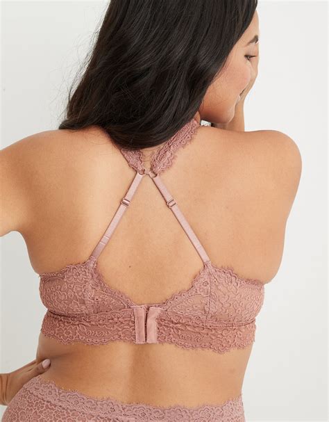 Bralette Aerie Eyelash Lace Acolchado Escotado Tienda Online