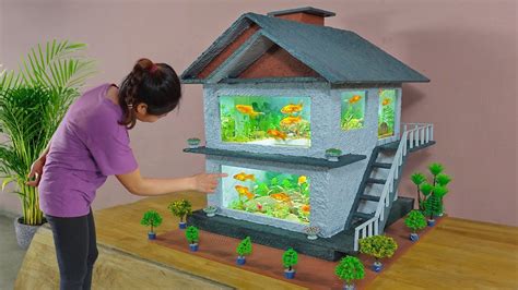 Full guide to build 2 storey aquarium house Aquarium house project in 2023 | Aquarium, Home ...