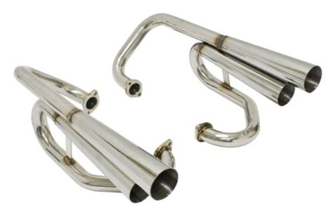 Empi 18 1047 Stainless Steel Mega Dual Exhaust Bugpack Vw Dune Buggy