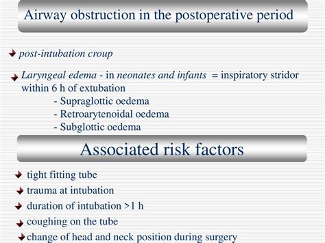 Causes And Management Of Acute Airway Obstruction In Children Ppt