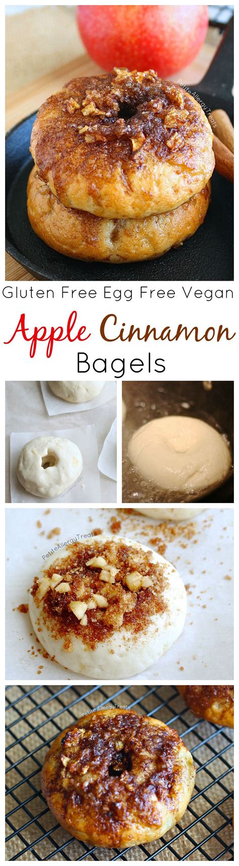 Gluten Free Cinnamon Apple Bagels (Vegan Egg Free) - Petite Allergy ...