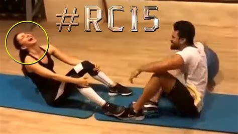 Ram Charan And Kiara Advani Gym Workout Video Rc Ram Charan