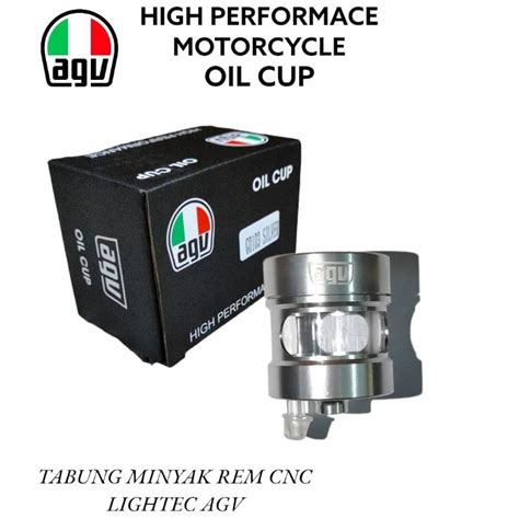 Jual Tabung Minyak Master Rem Big Lightech Agv Oil Cup Cnc Universal