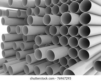 Gray Pvc Tubes Plastic Pipes Stacked Stock Photo 1668419461 Shutterstock