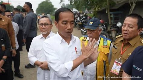 Fakta Fakta Kunjungan Jokowi Di Lampung Ganti Jalur Peninjuan Hingga