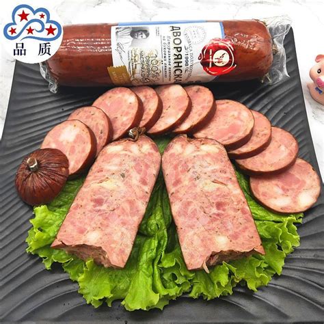 Russian Flavor Noble Sausage Pure Meat Ham Black Pepper Seaweed Sausage